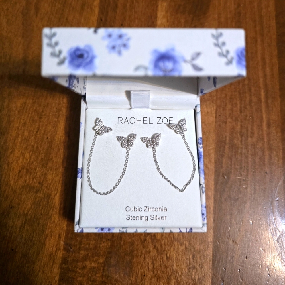 Rachel Zoe Butterfly Earrings